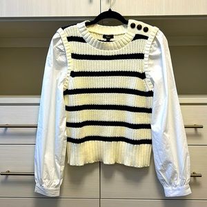 Rails Bambi Stripe Cotton-Blend Sweater